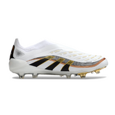 Chuteira Infantil Campo Adidas Predator 25 Elite Sem Cadarço FG Teamgeist Pack